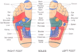 foot map